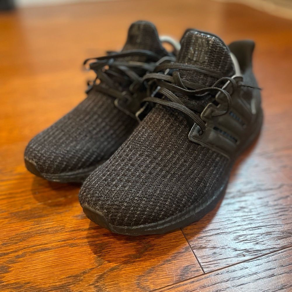 Adidas ultra boost triple black size 10.5